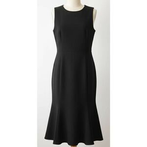 Dolce & Gabbana womens eu 42 us size 6 mermaid hem  black special occasion dress